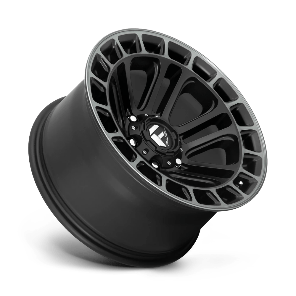 Fuel Offroad D720 HEATER MATTE BLACK DOUBLE DARK TINT MACHINED 17x9 -12 6x135mm 87.1mm - Wheelwiz