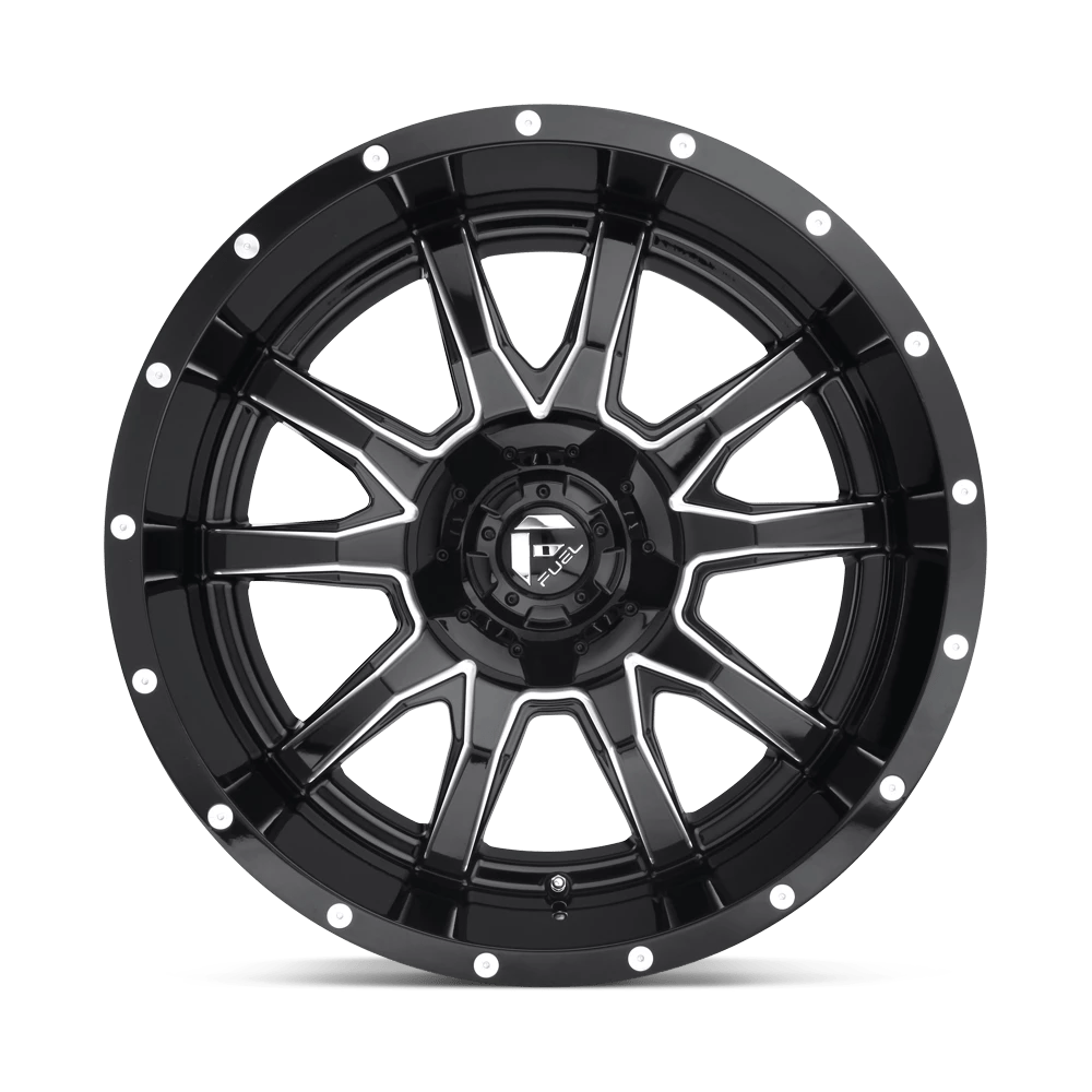 Fuel Offroad D627 VANDAL GLOSS BLACK MILLED 20x9 +1 6x135|6x139.7mm 106.1mm - Wheelwiz