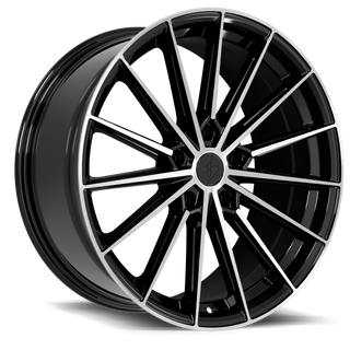 Sentali RECOIL Gloss Black Machined Face 20x9 +35 5x127mm 71.6mm
