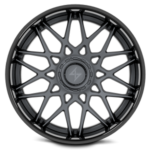 Sentali BFX5 Gloss Black Lip / Gun Metal Centre 24x12 -44 5x127|5x139.7mm 78.1mm - Wheelwiz