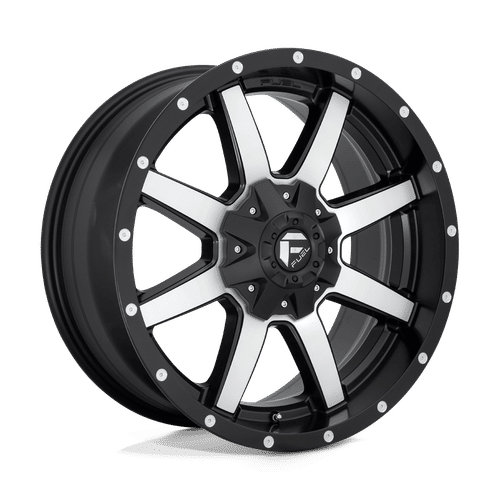 Fuel Offroad D537 MATTE BLACK MACHINED 20x10 -24 6x135|6x139.7mm 106.1mm - Wheelwiz