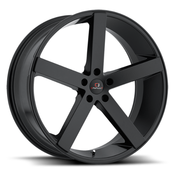 Spec-1 SP-5 Gloss Black 22x9 +35 5x112mm 73.1mm - Wheelwiz