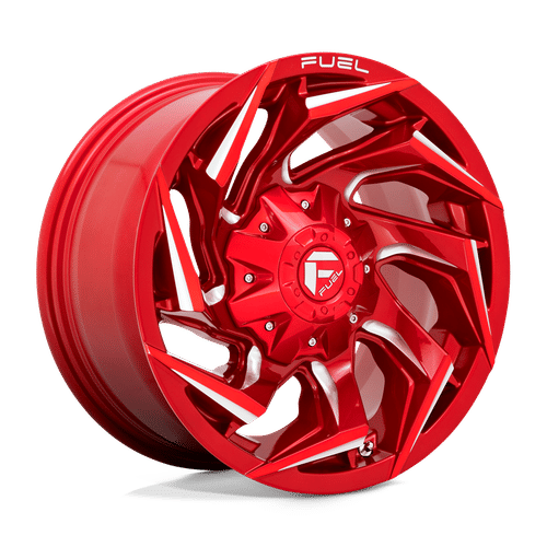 Fuel Offroad D754 CANDY RED MILLED 22x10 -18 6x135|6x139.7mm 106.1mm - Wheelwiz