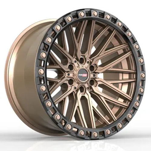 Vortek VRT-608 Matte Bronze Black Bead Ring 20x12 -44 5x127|5x139.7mm 78.1mm - Wheelwiz