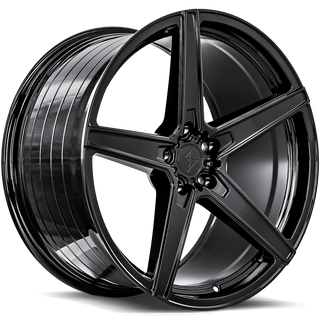 Sentali SS4 Gloss Black 20x9 +15 5x115mm 71.6mm