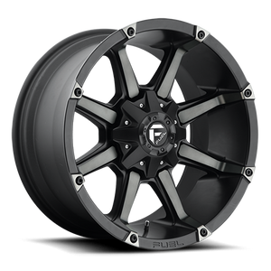 Fuel Offroad D556COUPLER MATTE BLACK DOUBLE DARK TINT 18x9 -12 5x139.7|5x150mm 110.1mm - Wheelwiz