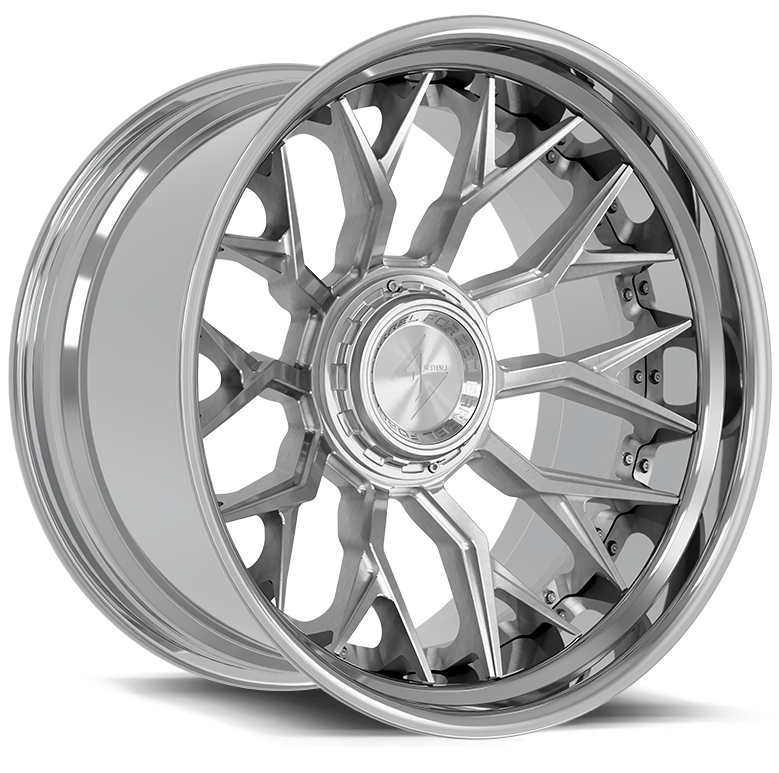 Sentali BFX2 Polished Lip / Brushed Centre 22x12 -44 8x165.1|8x170mm 125.2mm - Wheelwiz
