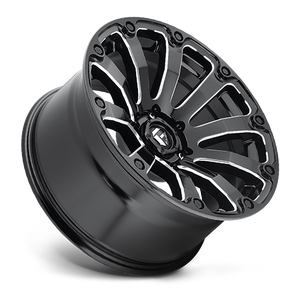 Fuel Offroad D598 DIESEL GLOSS BLACK MILLED 20x10 -18 8x165.1mm 125.1mm - Wheelwiz