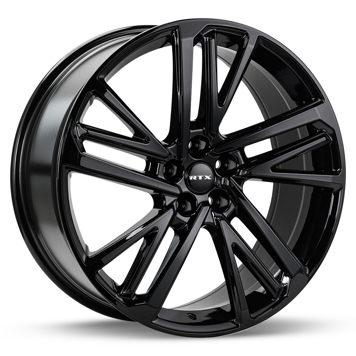 RTX Knight Gloss Black 18x7.5 +40 5x114.3mm 67.1mm - Wheelwiz