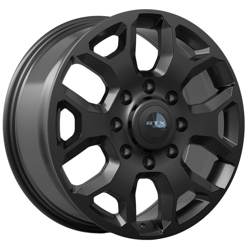 RTX MineX Gloss Black 18x8 +44 8x180mm 124.1mm - Wheelwiz