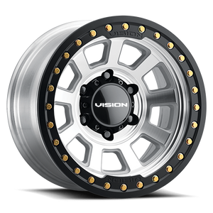 Vision Wheel 350 Machined 15x8 -28 5x139.7mm 108mm - Wheelwiz