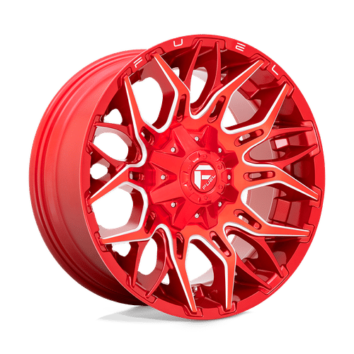 Fuel Offroad D771 CANDY RED MILLED 20x9 +1 5x127|5x114.3mm 78.1mm - Wheelwiz