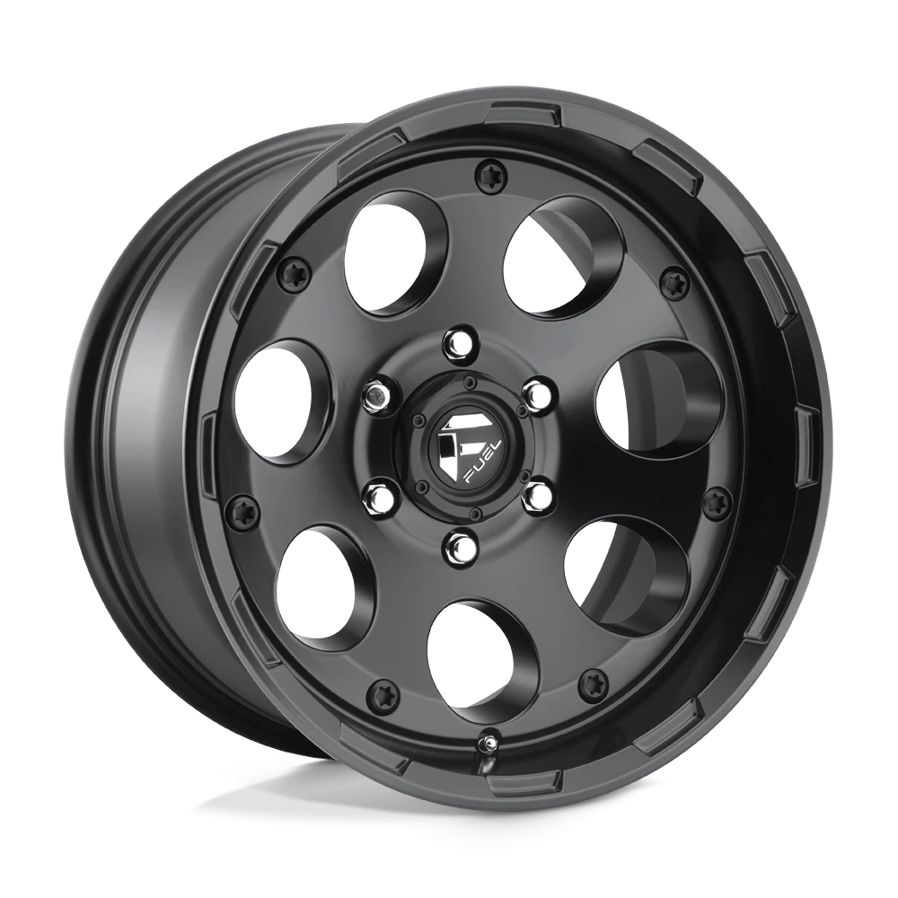 Fuel Offroad D608 ENDURO MATTE BLACK 17x9 -12 6x139.7mm 108mm - Wheelwiz