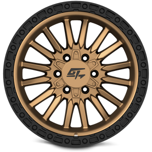 GT Off-Road CHAMBER Black Ring / Matte Bronze Centre 20x12 -44 5x127|5x139.7mm 78.1mm - Wheelwiz