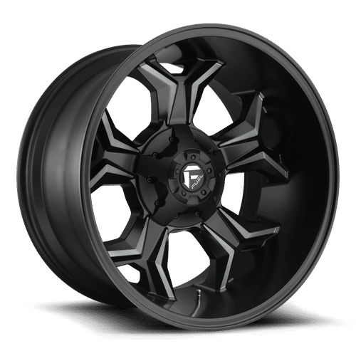 Fuel Offroad D605 AVENGER MATTE BLACK DOUBLE DARK TINT 22x12 -44 6x135|6x139.7mm 106.1mm - Wheelwiz