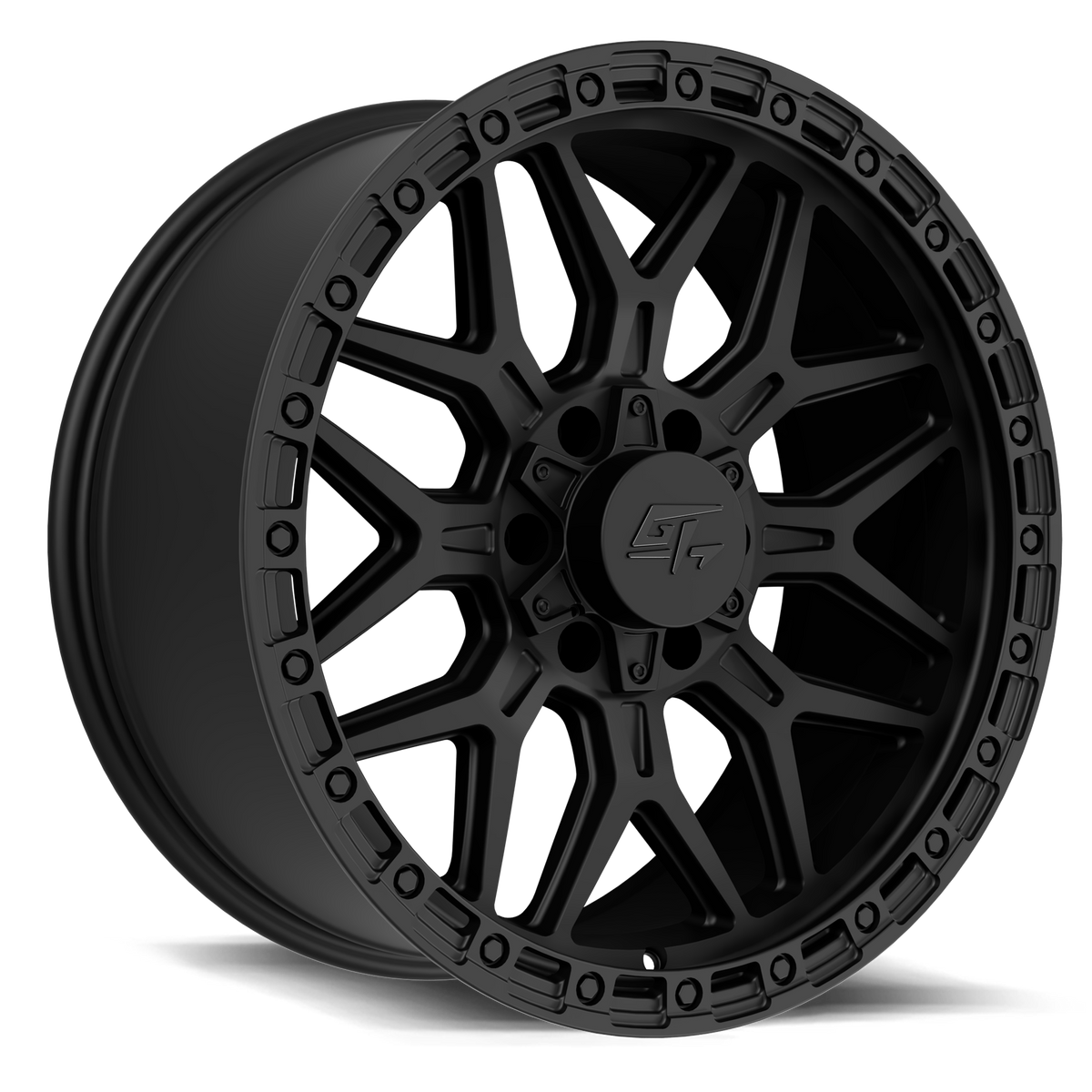 GT Off-Road REVOLT Matte Black 18x9 +12 8x180mm 0mm - Wheelwiz