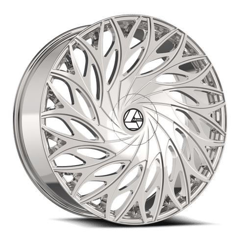 Azara AZA-525 Nano Chrome 24x9 +22 6x135|6x139.7mm 87.1mm - Wheelwiz