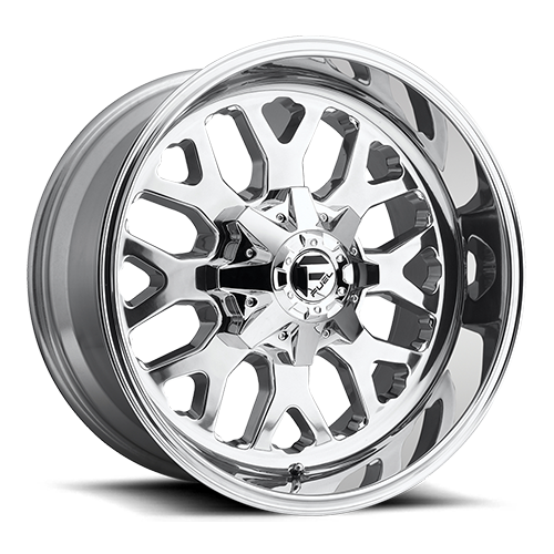 Fuel Offroad D586 TITAN HIGH LUSTER POLISHED 20x12 -43 5x127|5x114.3mm 78.1mm - Wheelwiz
