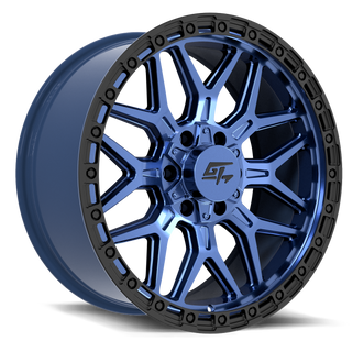 GT Off-Road REVOLT Midnight Blue with Black Ring 17x8.5 +25 6x135|6x139.7mm 106.1mm