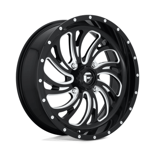 Fuel Offroad D641 GLOSS BLACK MILLED 22x7 +13 4x137mm 110.1mm - Wheelwiz