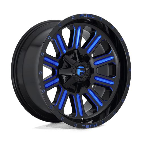 Fuel Offroad D646 GLOSS BLACK BLUE TINTED CLEAR 20x10 -19 6x135|6x139.7mm 106.1mm - Wheelwiz