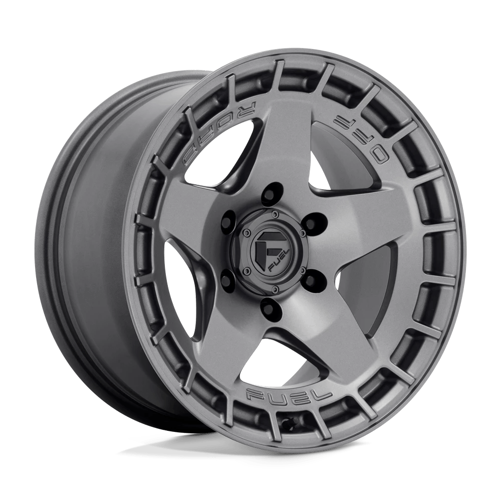 Fuel Offroad D734 WARP MATTE GUN METAL 17x9 +1 6x139.7mm 106.1mm - Wheelwiz