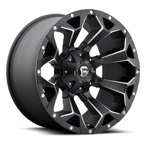 Fuel Offroad D546 ASSAULT MATTE BLACK MILLED 20x9 +35 6x114.3mm 66.06mm - Wheelwiz