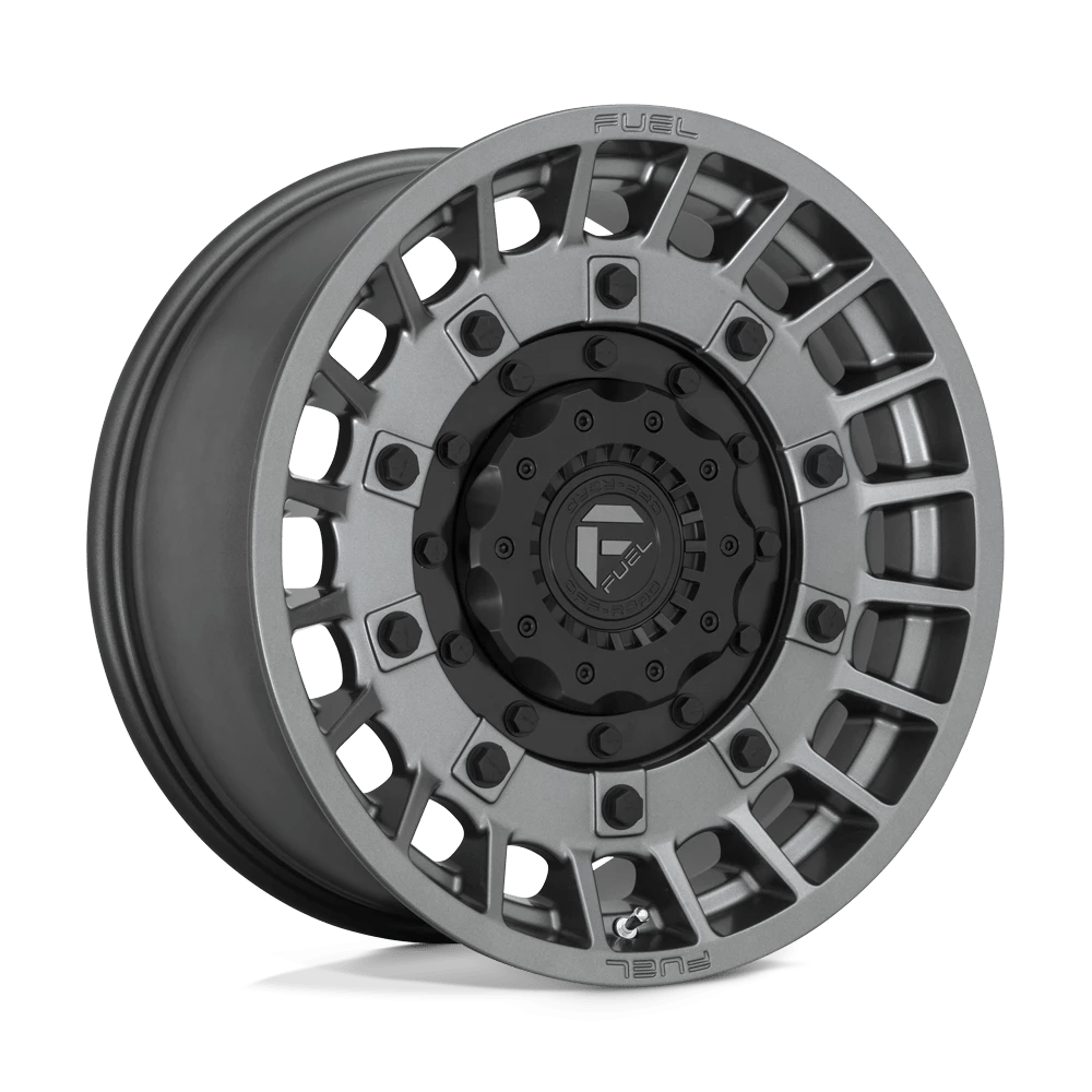Fuel Offroad D726 MILITIA MATTE ANTHRACITE AND BLACK 20x9 +1 5x139.7|5x150mm 110.1mm - Wheelwiz