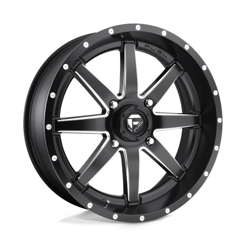 Fuel Offroad D538 MATTE BLACK MILLED 20x7 +13 4x156mm 132mm - Wheelwiz