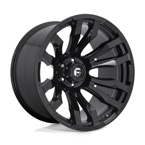 Fuel Offroad D675 GLOSS BLACK 20x8.25 -265 8x165.1mm 121.5mm - Wheelwiz