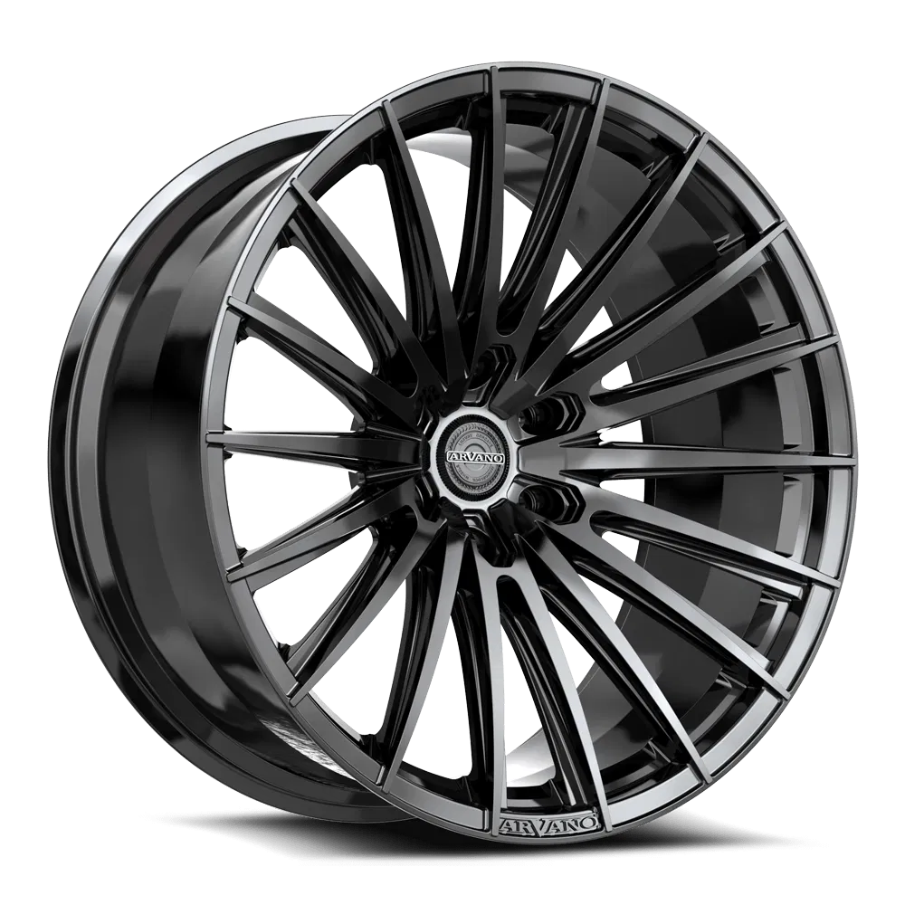 Arvano ART-2 Gloss Black 22x10 -12 6x135mm 87.1mm - Wheelwiz