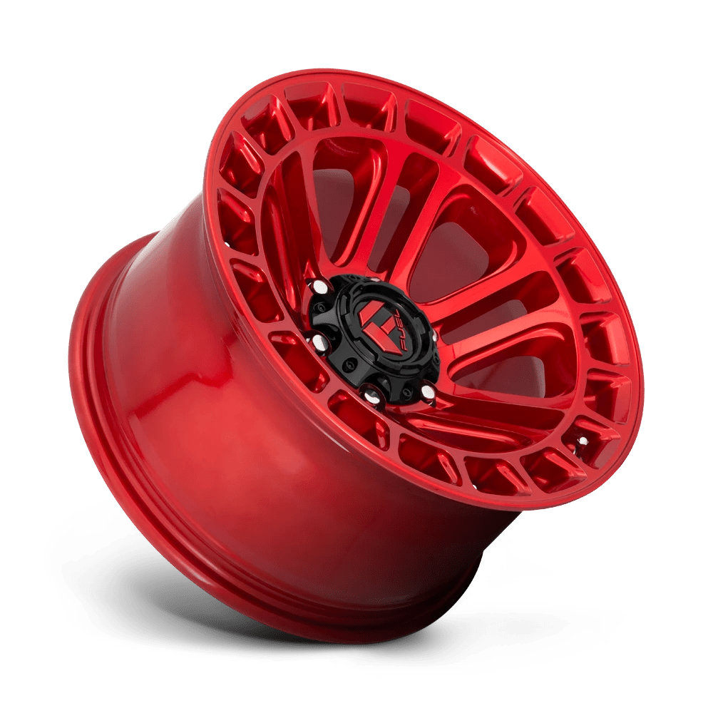 Fuel Offroad D719 HEATER CANDY RED MACHINED 17x9 -12 6x135mm 87.1mm - Wheelwiz