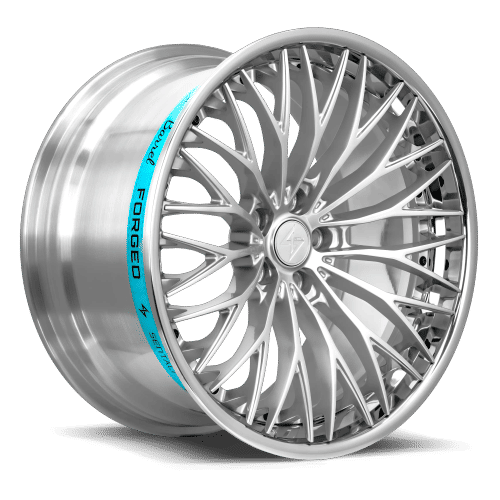 Sentali SB1 Polished Lip / Hyper Silver Centre 22x9.5 +35 5x112mm 66.6mm - Wheelwiz