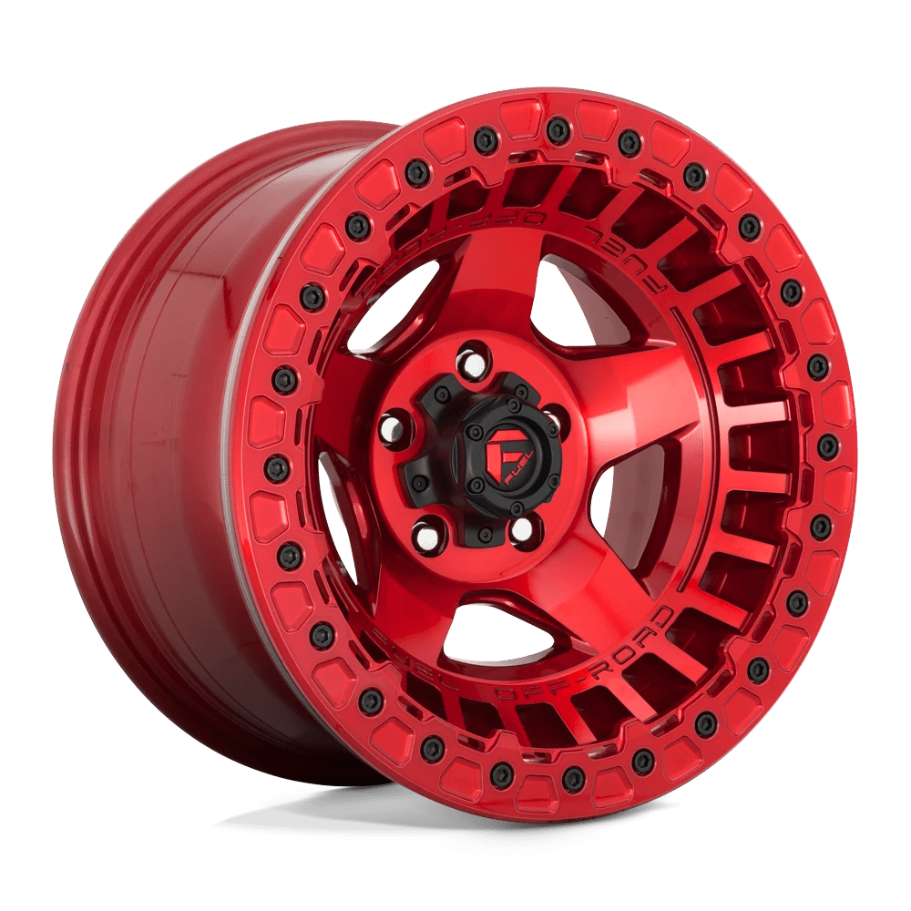 Fuel Offroad D117 WARP BEADLOCK CANDY RED 17x9 -15 5x127mm 71.5mm - Wheelwiz