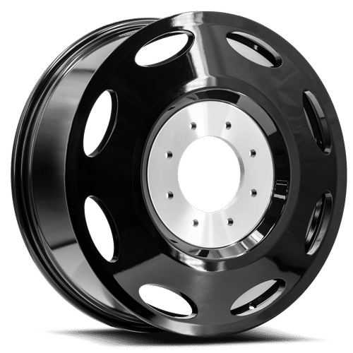 XF Off-Road DUALLY INNER-GB Gloss Black Dually 20x8.25 +100 8x165.1mm 121.3mm - Wheelwiz