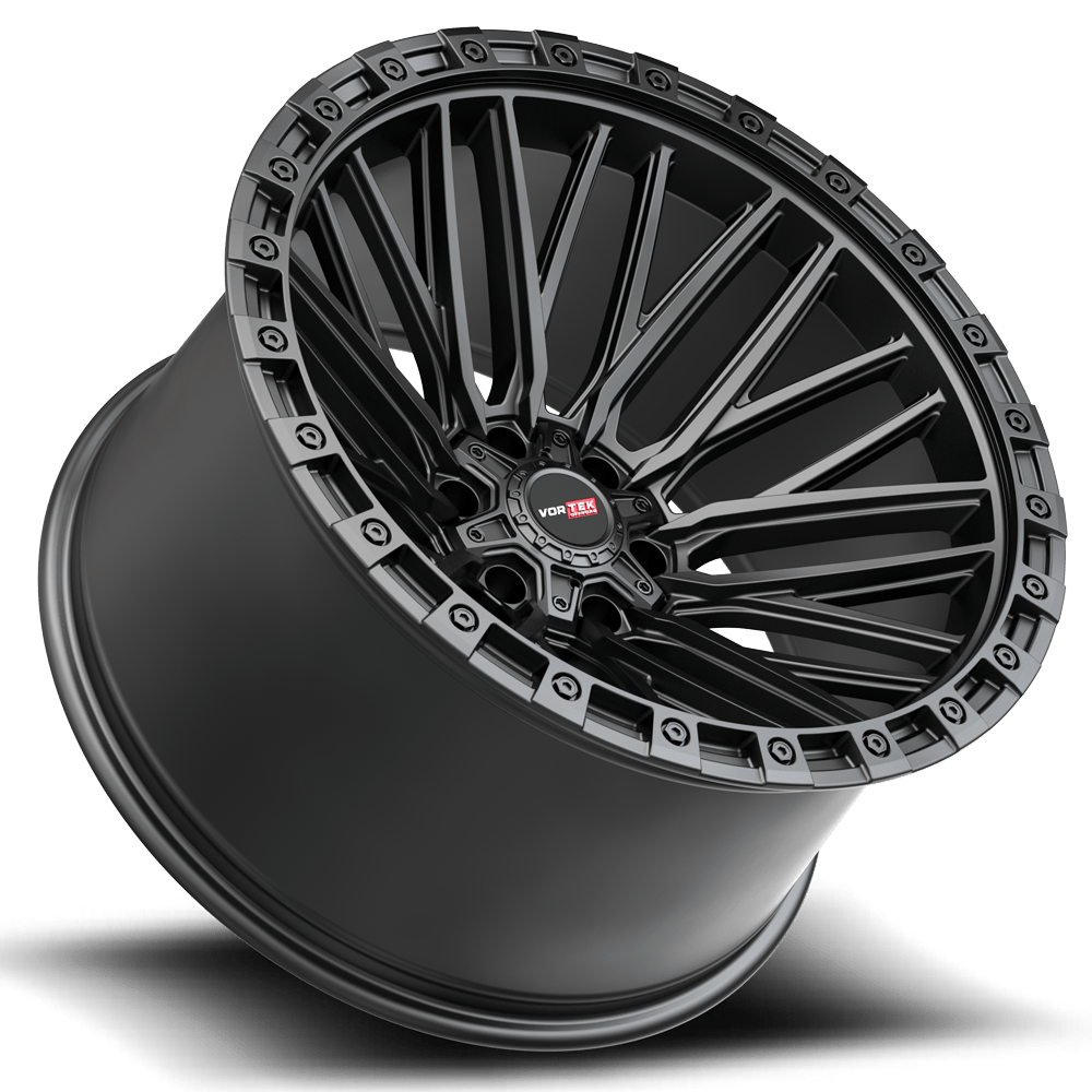 Vortek VRT-608 Matte Black 22x12 -44 5x127|5x139.7mm 78.1mm - Wheelwiz