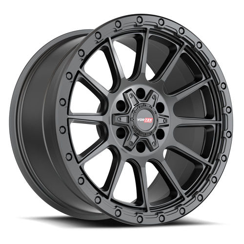 Vortek VRT-606 Matte Black 17x9 +12 5x127|5x139.7mm 78.1mm - Wheelwiz