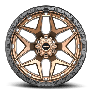 Vortek VRT-603 Matte Bronze With Black Bead Ring 17x9 +12 6x135|6x139.7mm 106.1mm - Wheelwiz