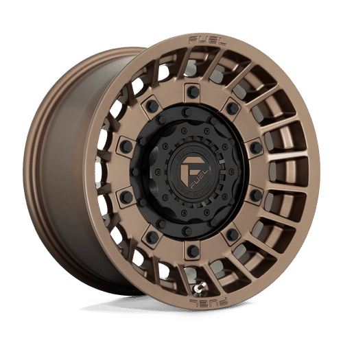 Fuel Offroad D725 MATTE BRONZE &amp; BLACK 17x9 -12 5x127|5x114.3mm 78.1mm - Wheelwiz
