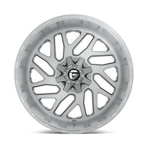 Fuel Offroad D715 TRITON PLATINUM BRUSHED GUN METAL TINTED CLEAR 26x12 -44 5x127|5x139.7mm 87.1mm - Wheelwiz