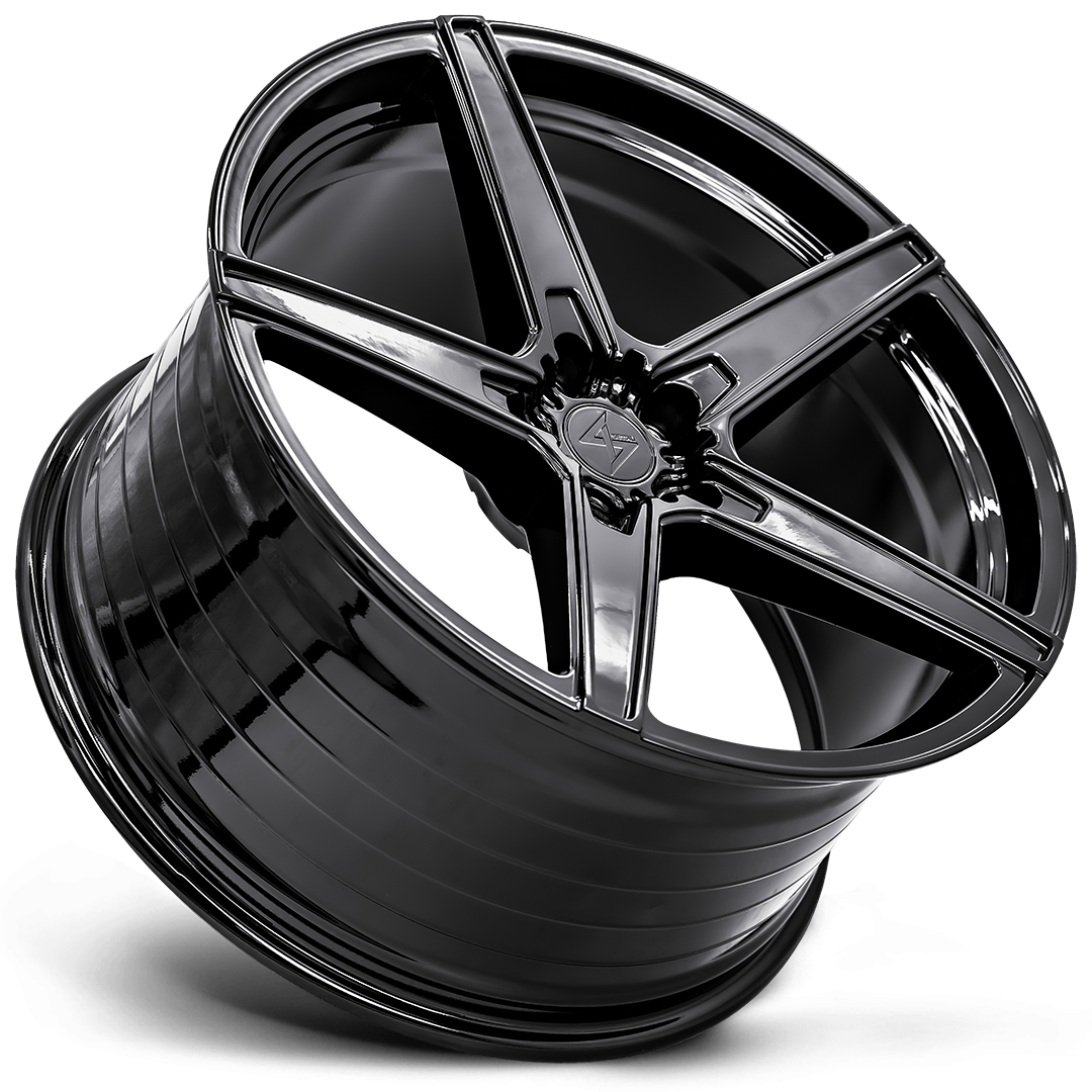 Sentali SS4 Gloss Black 18x8.5 +42 5x112mm 0mm - Wheelwiz