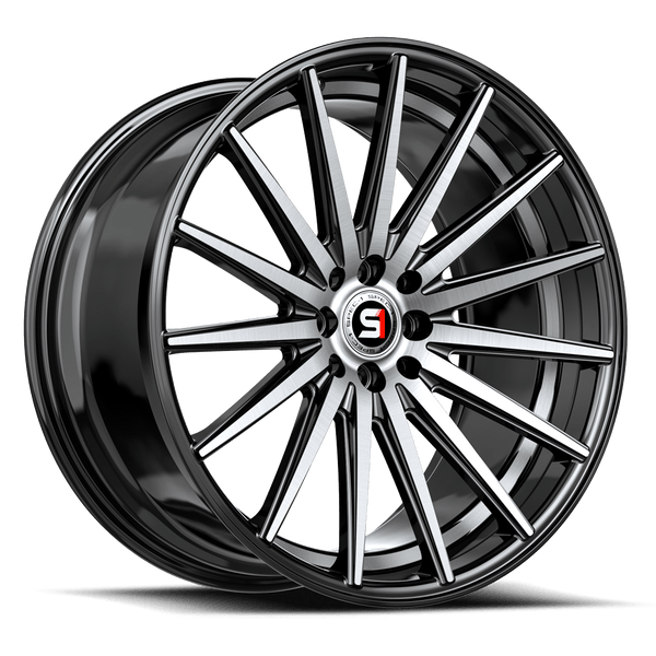 シリアス SP Spec-1 SP-69 Gloss Black Machined / Undercut 20x8.5 +38 5x112