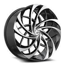 Azara AZA-540 Gloss Black Machined 22x8.5 +38 5x112|5x114.3mm 74.1mm - Wheelwiz