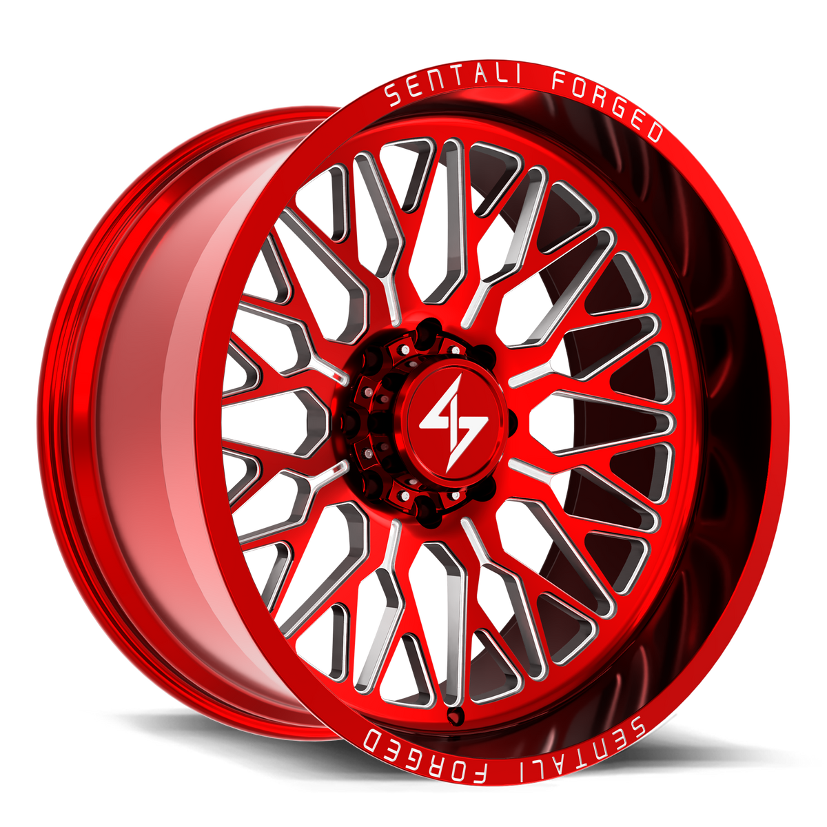 Sentali SF11 Anodized Red 28x16 -99 5x127mm 71.5mm - Wheelwiz
