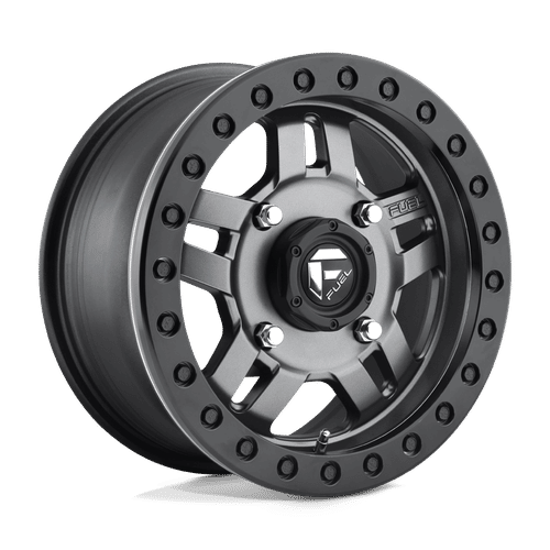 Fuel Offroad D918 MATTE GUN METAL 15x7 +38 4x137mm 110.1mm - Wheelwiz