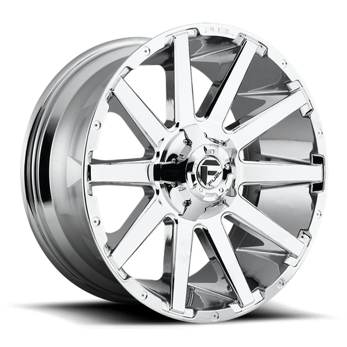 Fuel Offroad D614 CONTRA Chrome 20x9 +1 8x165.1mm 125.1mm - Wheelwiz