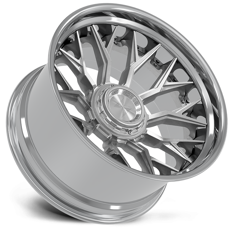 Sentali BFX2 Polished Lip / Brushed Centre 24x12 -44 5x127|5x139.7mm 78.1mm - Wheelwiz