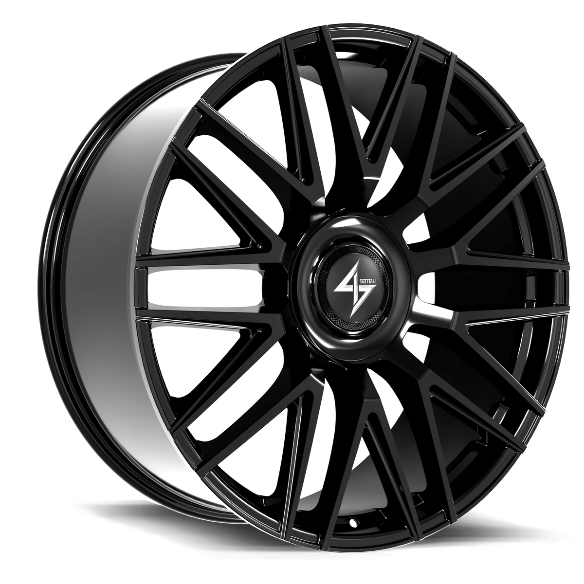 Sentali EMPIRE Gloss Black 22x9 +30 5x127|5x114.3mm 0mm - Wheelwiz