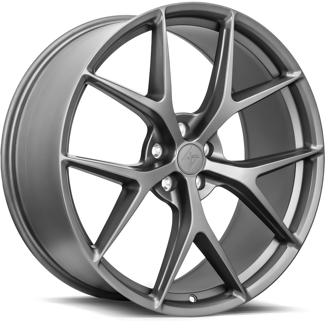 Sentali SS3 Matte Graphite 20x9 +25 5x112mm 66.6mm - Wheelwiz
