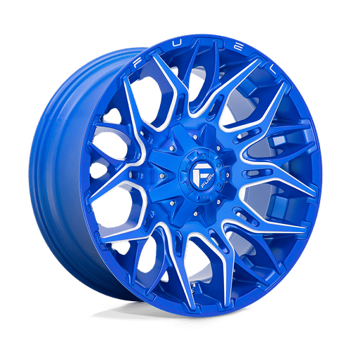 Fuel Offroad D770 ANODIZED BLUE MILLED 20x10 -18 5x139.7|5x150mm 110.1mm - Wheelwiz